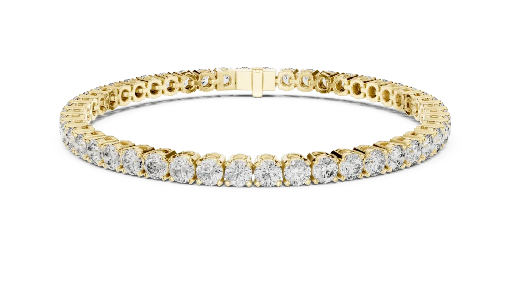Infinite Radiance Round Brilliant Cut Tennis Bracelet - Image 2