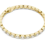 Symmetry Emerald Cut Bezel-Set Architectural Tennis Bracelet