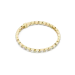 Architectural Emerald Cut Bezel-Set Eternity Tennis Bracelet