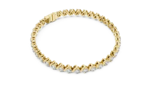 Infinite Luminary Round Brilliant Fluid Tennis Bracelet