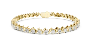 Infinite Luminary Round Brilliant Fluid Tennis Bracelet - Image 2