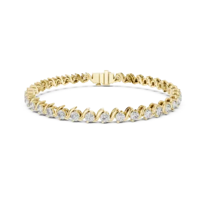 Infinite Scintilla Round Brilliant Fluid Link Tennis Bracelet - Image 2
