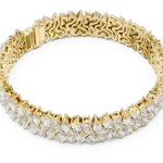 Ethereal Marquise and Pear Cluster Statement Tennis Bracelet