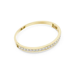 Infinite Radiance Round Brilliant Channel-Set Bangle
