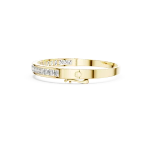 Infinite Radiance Round Brilliant Channel-Set Bangle - Image 3
