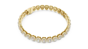Infinite Radiant Luminary Pavé-Set Tennis Bracelet