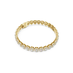 Infinite Radiant Luminary Halo Tennis Bracelet