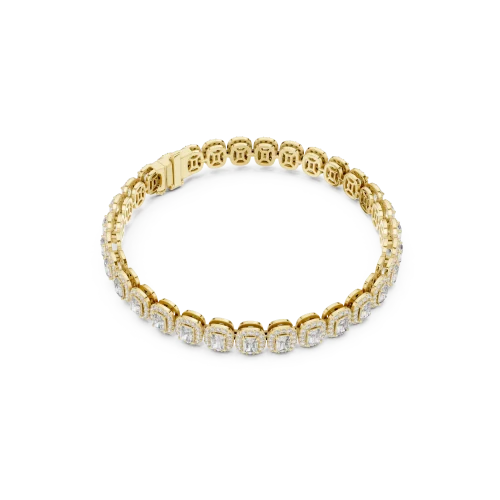 Infinite Radiant Luminary Halo Tennis Bracelet