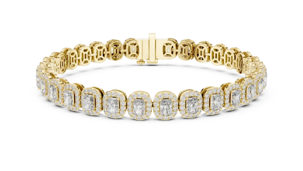 Infinite Radiant Luminary Pavé-Set Tennis Bracelet - Image 2