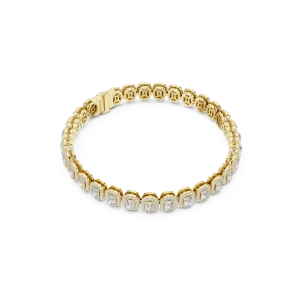 Luminary Radiant and Round Pavé-Set Statement Tennis Bracelet