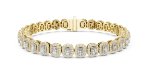 Luminary Radiant and Round Cut Diamond Tennis Bracelet