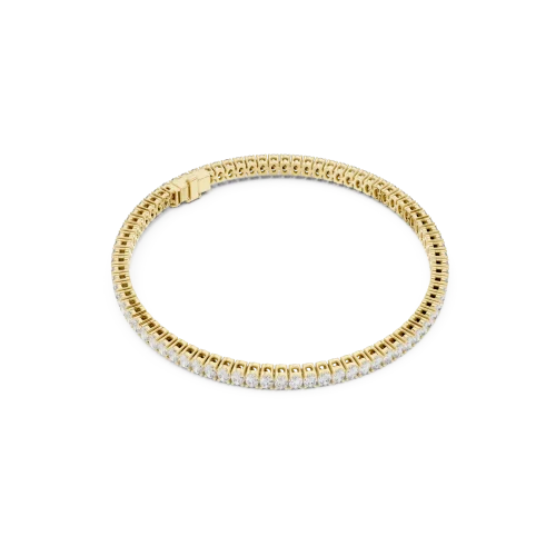 Ethereal Oval Cut Infinite Scintillation Tennis Bracelet