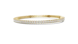 Infinite Oval Silhouette Graduated Tennis Bracelet - Image 3