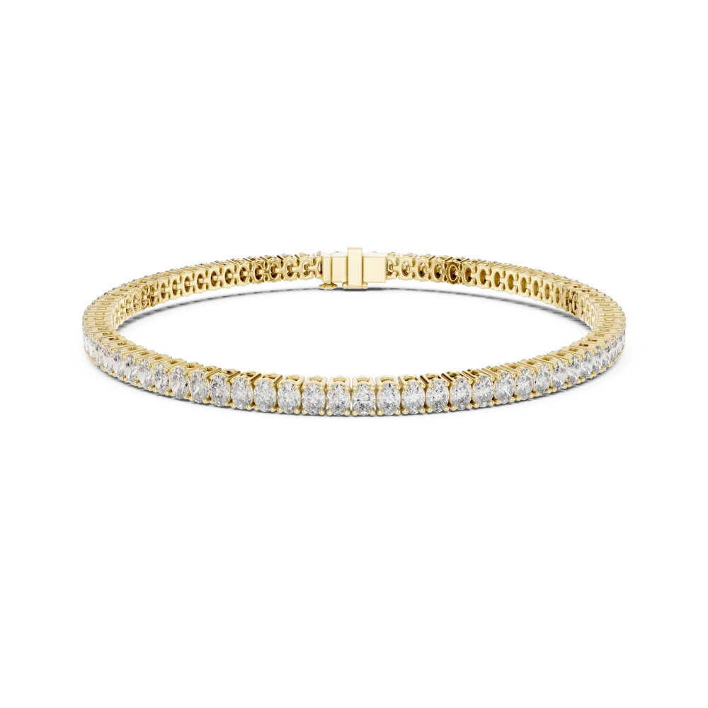 Ethereal Oval Cut Infinite Scintillation Tennis Bracelet - Image 2