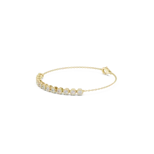 Luminary Round Brilliant Cut Infinite Statement Tennis Bracelet - Image 3