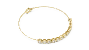 Luminary Round Brilliant Bezel-Set Tennis Bracelet