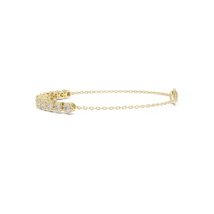 Luminary Round Brilliant Cut Infinite Statement Tennis Bracelet - Image 4