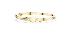 Luminary Round Pavé-Set Architectural Bangle - Image 3