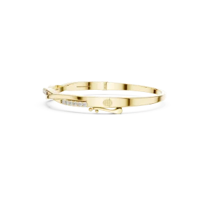 Infinite Fluid Pavé-Set Round Brilliant Diamond Bangle - Image 3