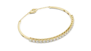 Infinite Round Brilliant Pavé-Set Tennis Bracelet