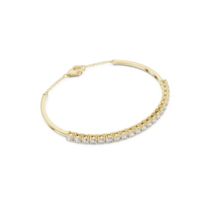 Luminary Round Brilliant Pavé-Set Tennis Bracelet