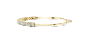Infinite Round Brilliant Pavé-Set Tennis Bracelet - Image 3