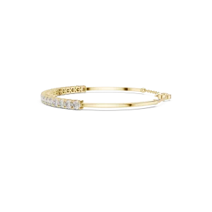 Luminary Round Brilliant Pavé-Set Tennis Bracelet - Image 3