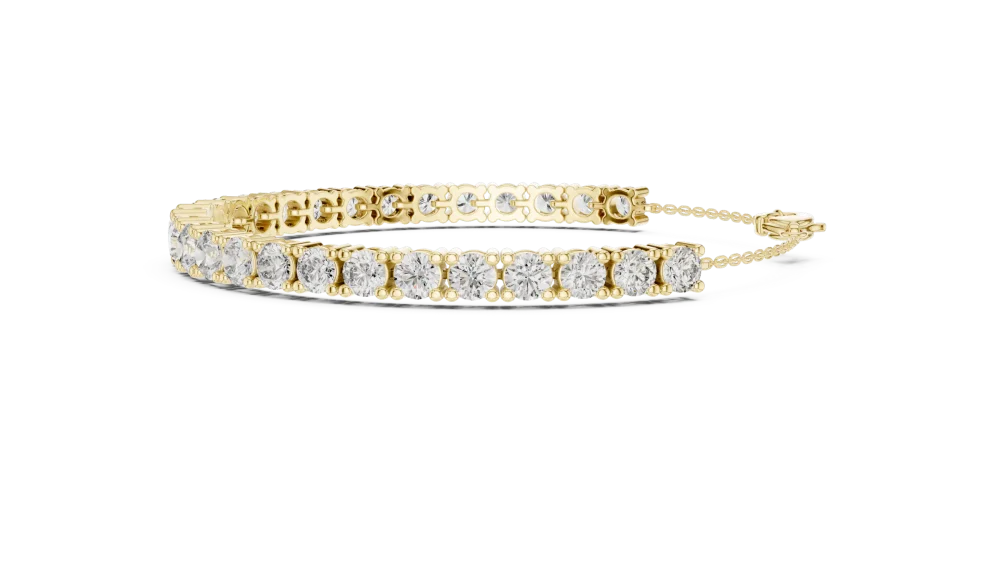 Luminary Round Brilliant Infinite Statement Tennis Bracelet - Image 3