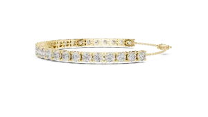Luminary Round Brilliant Infinite Statement Tennis Bracelet - Image 3