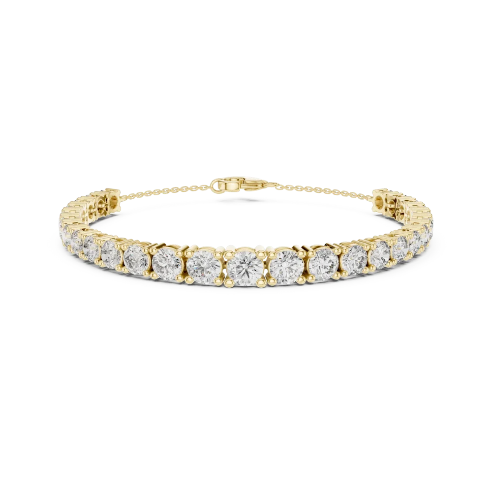 Infinite Radiance Round Brilliant Cut Tennis Bracelet - Image 2