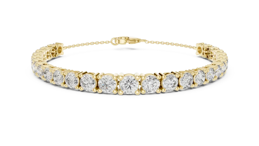 Luminary Round Brilliant Infinite Statement Tennis Bracelet - Image 2