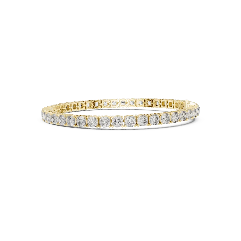Ethereal Cushion Cut Infinite Link Tennis Bracelet - Image 3