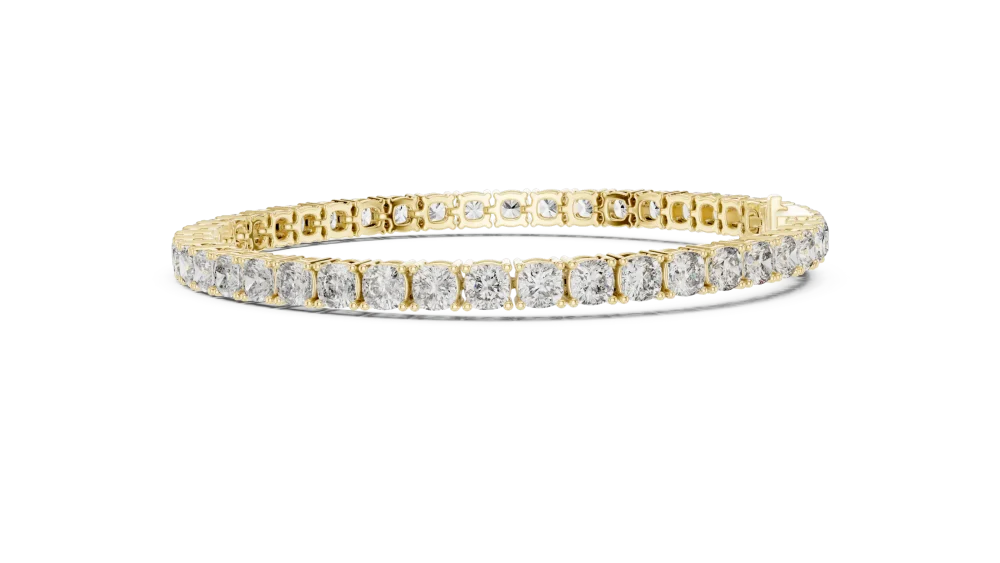 Infinite Cushion Cut Linked Tennis Bracelet - Image 3