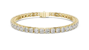 Infinite Cushion Cut Linked Tennis Bracelet - Image 2