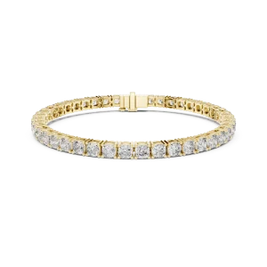 Ethereal Cushion Cut Infinite Link Tennis Bracelet - Image 2