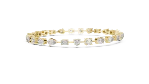 Infinite Radiance Multi-Shape Lab Grown Diamond Tennis Bracelet - Image 3