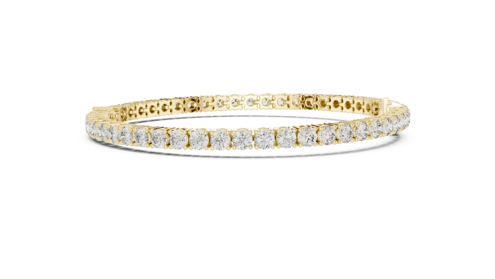 Infinite Luminary Pear and Round Brilliant Tennis Bracelet - Image 3