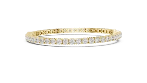 Infinite Luminary Pear and Round Brilliant Tennis Bracelet - Image 3