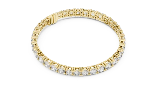 Infinite Luminary Round Brilliant-Cut Tennis Bracelet