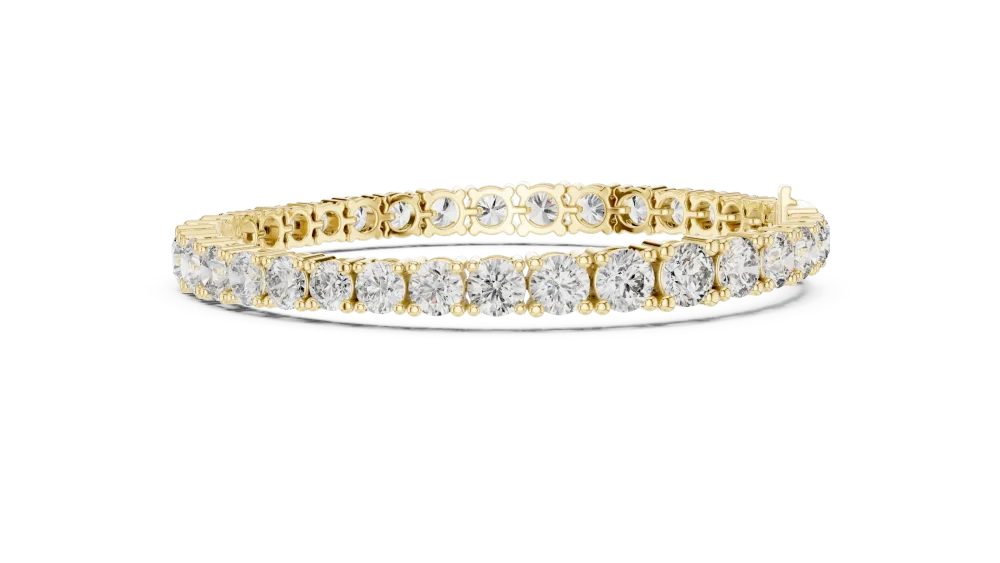 Infinite Luminary Round Brilliant-Cut Tennis Bracelet - Image 3