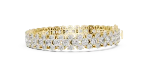 Luminary Round Brilliant Multi-Row Tennis Bracelet - Image 3