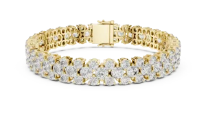 Luminary Round Brilliant Multi-Row Tennis Bracelet - Image 2