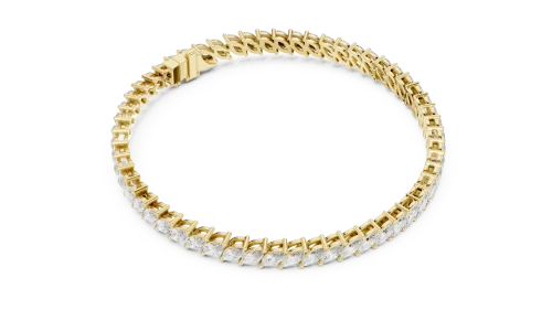 Ethereal Marquise Cut Infinite Tennis Bracelet