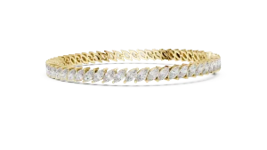 Ethereal Marquise Cut Infinite Tennis Bracelet - Image 3