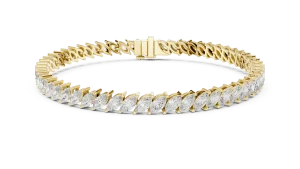 Ethereal Marquise Cut Infinite Tennis Bracelet - Image 2