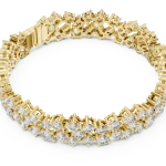 Luminary Round Brilliant Pavé-Set Statement Tennis Bracelet
