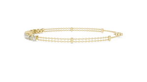 Ethereal Mixed-Cut Multi-Shape Statement Tennis Bracelet - Image 3