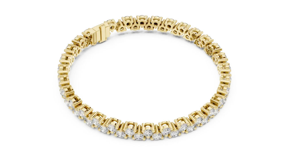 Discover the brilliance of our Infinite Radiance tennis bracelet, featuring premium DIAMEUR diamonds. Elevate your collection with this modern classic.