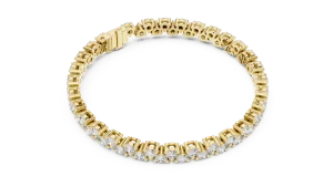 Infinite Radiance Round Brilliant Cut Tennis Bracelet