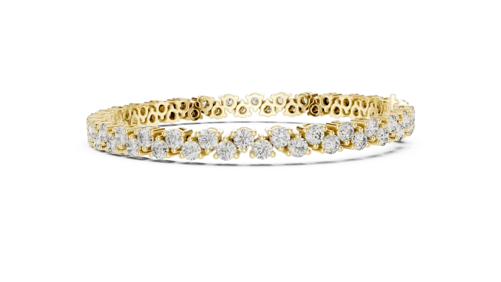 Infinite Radiance Round Brilliant Cut Tennis Bracelet - Image 3